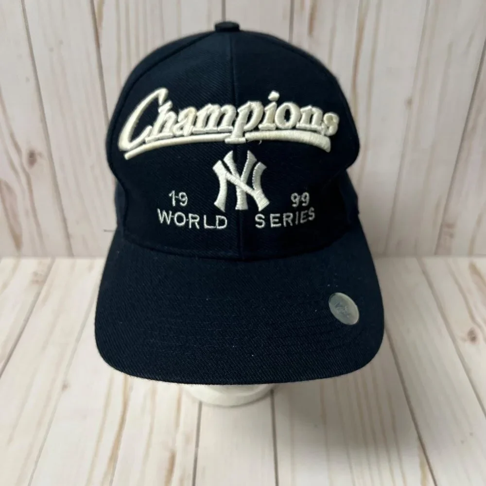 Rare New York Yankees 2000 Subway Series World Series Champions MLB Baseball Hat